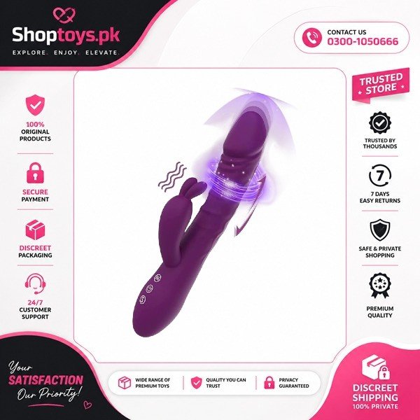 Rechargeable Rabbit Vibrator Dildo For Women