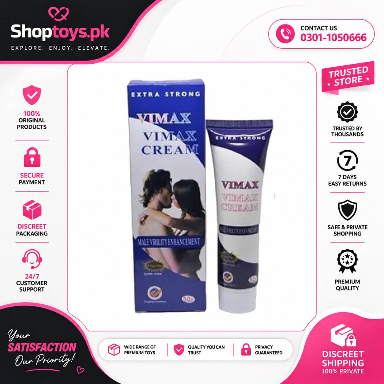 Extra Strong Vimax Cream Price in Pakistan