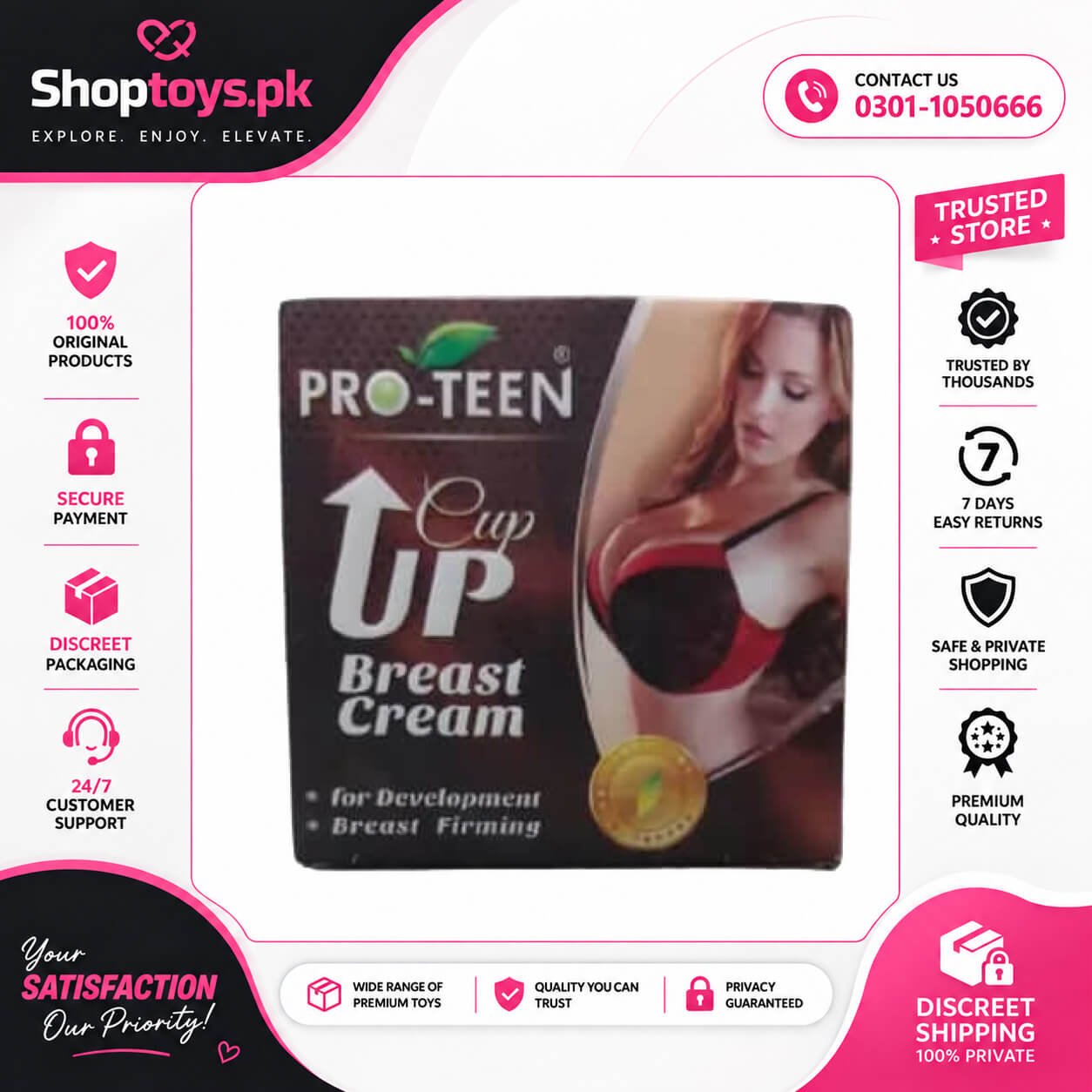 Pro Teen Cup Up Breast Cream Price In Pakistan