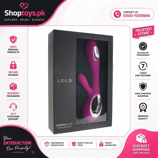Soraya Wave G-spot And Clitoral Vibrator In Deep Rose In Pakistan