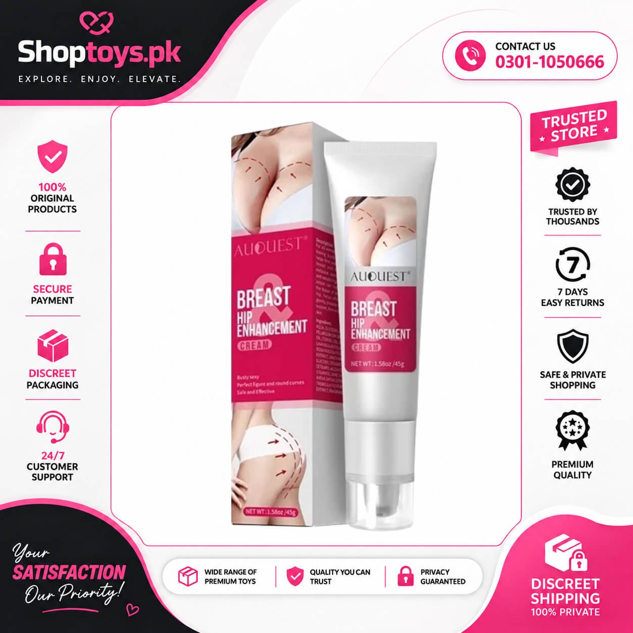 Auquest Breast Cream In Pakistan