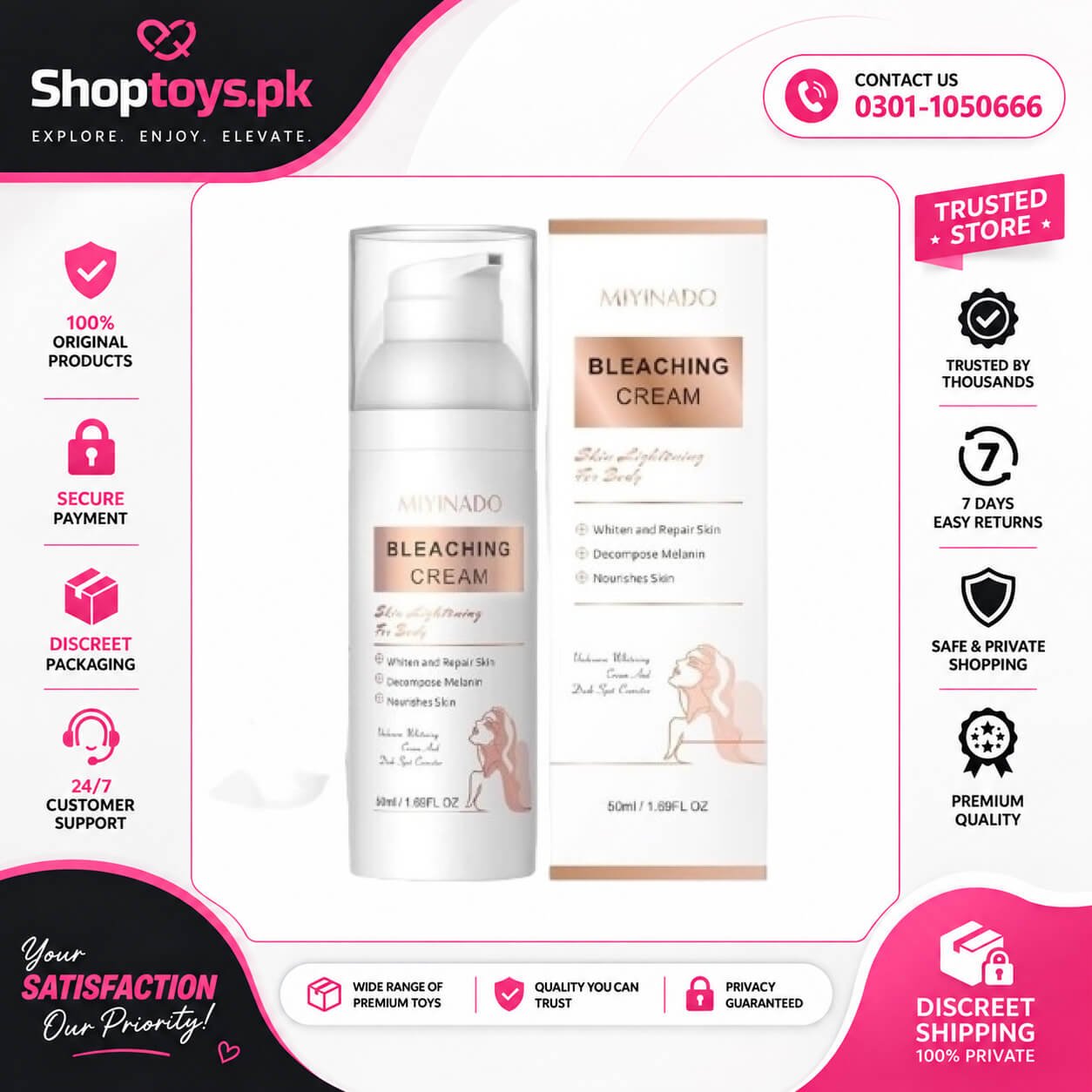 Skin Bleaching Cream In Pakistan