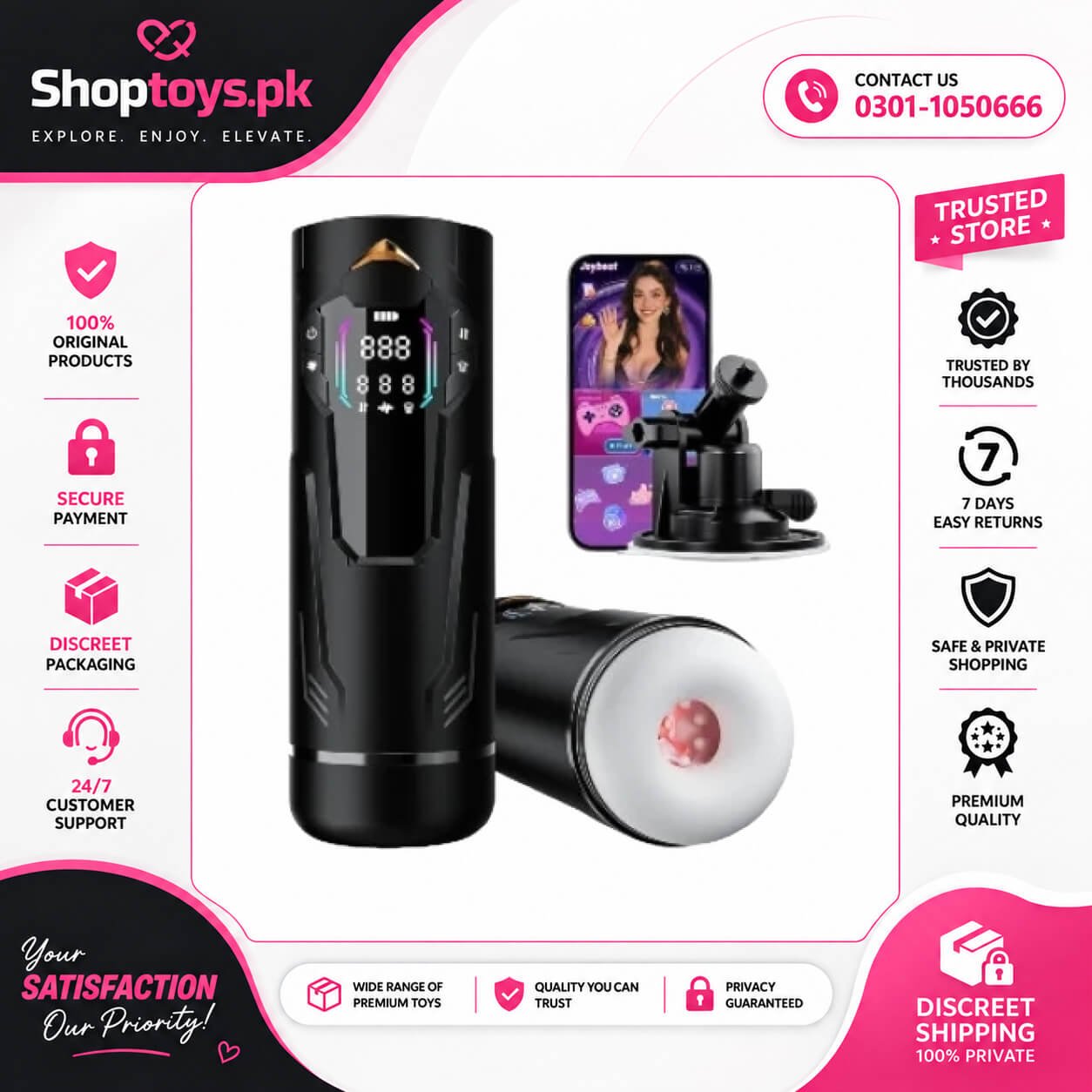 Uoffile Sex Toys for Men Male Masturbator In Pakistan