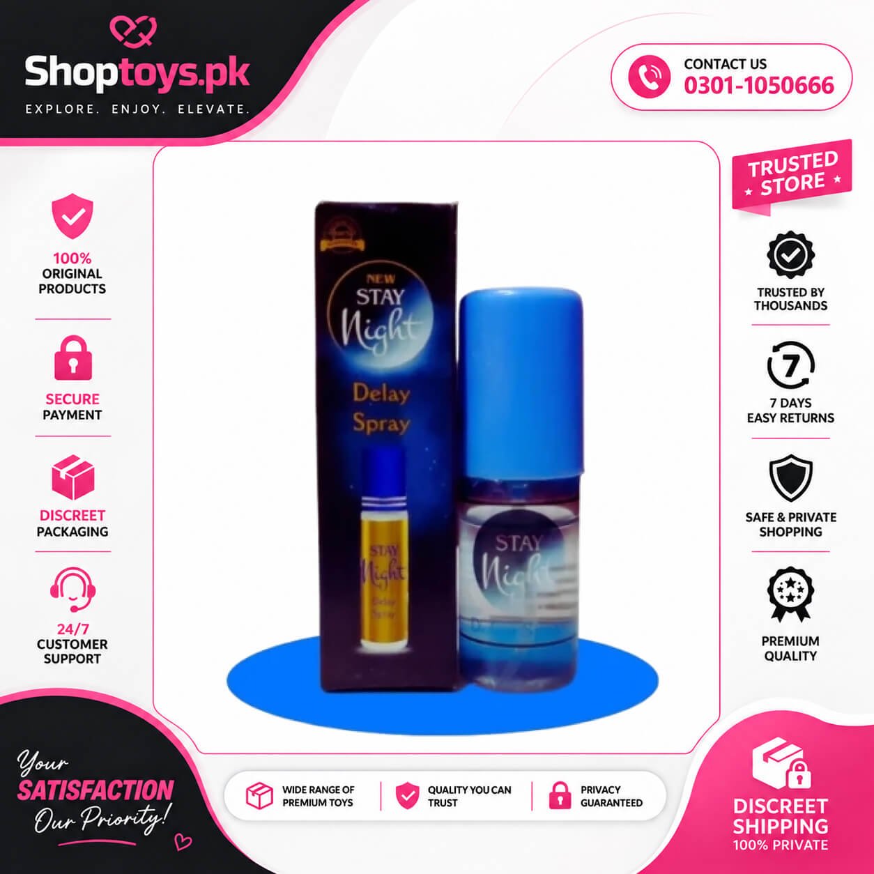 Stay Night Delay Timing Spray Price in Pakistan