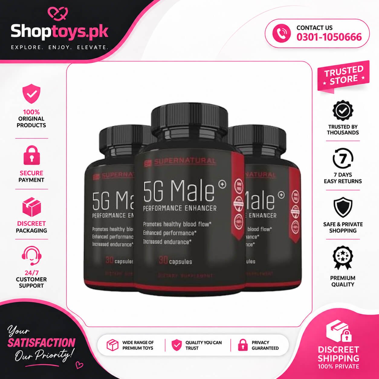 5G Male Penis Enhancement Capsules In Pakistan