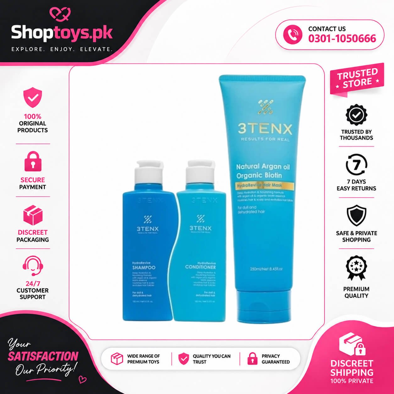 3Tenx HydraRevive Conditioner For Dull & Dehydrated Hair in Pakistan