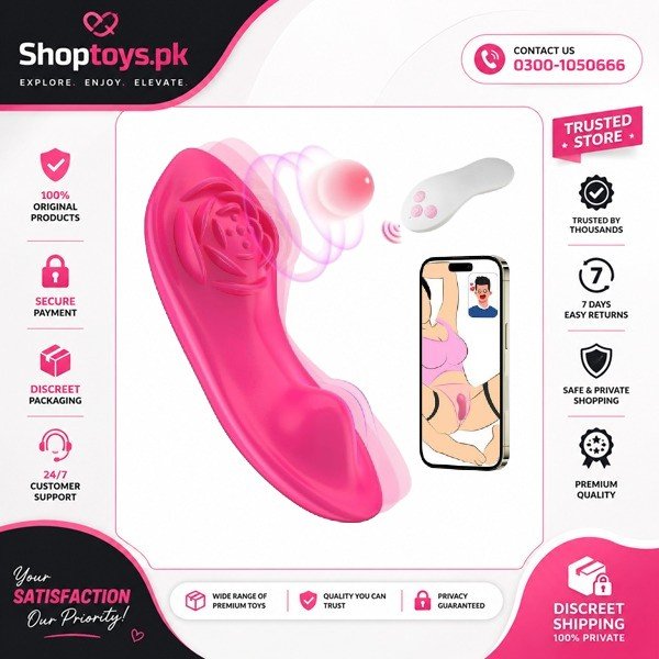 Adult Rose Vibrator remote Control Mini Butterfly