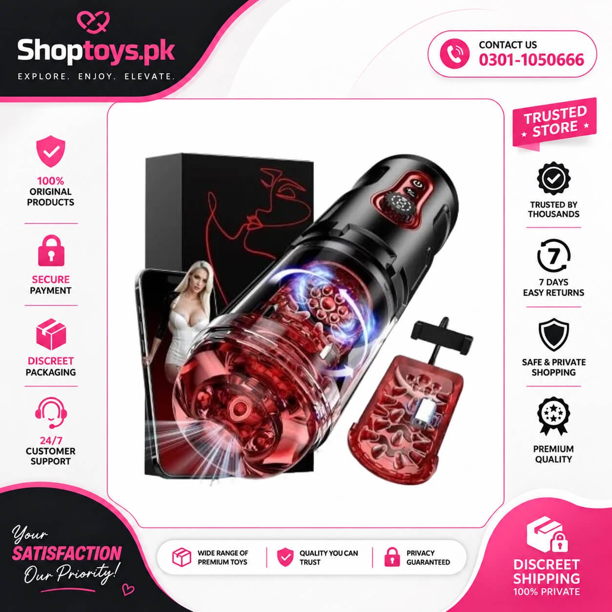 Sex Toy formen Automatic Male masturbator In Pakistan