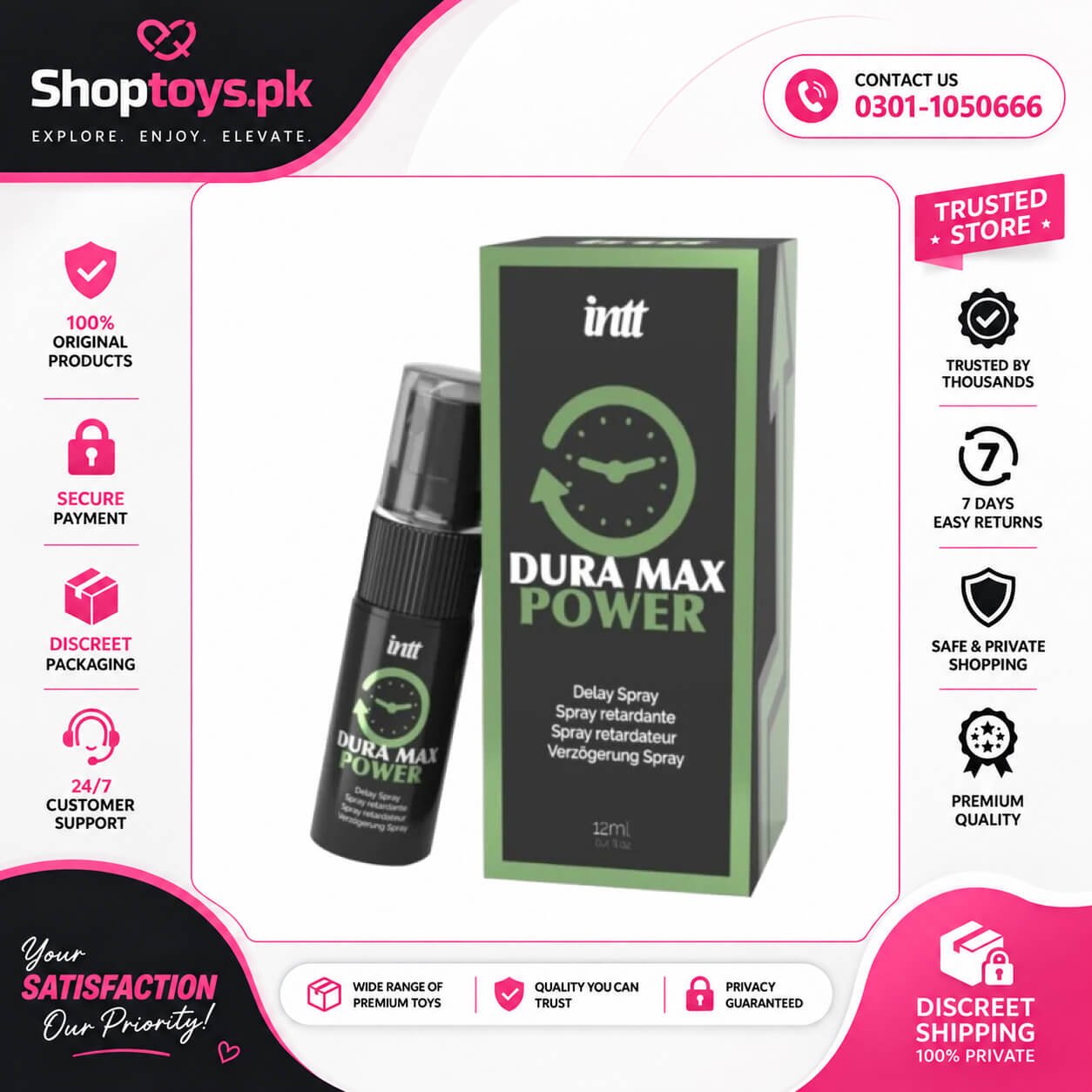 Dura Max Delay Spray Price in Pakistan