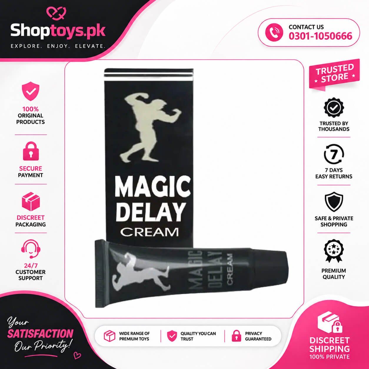 Magic Power Delay Cream Price in Pakistan