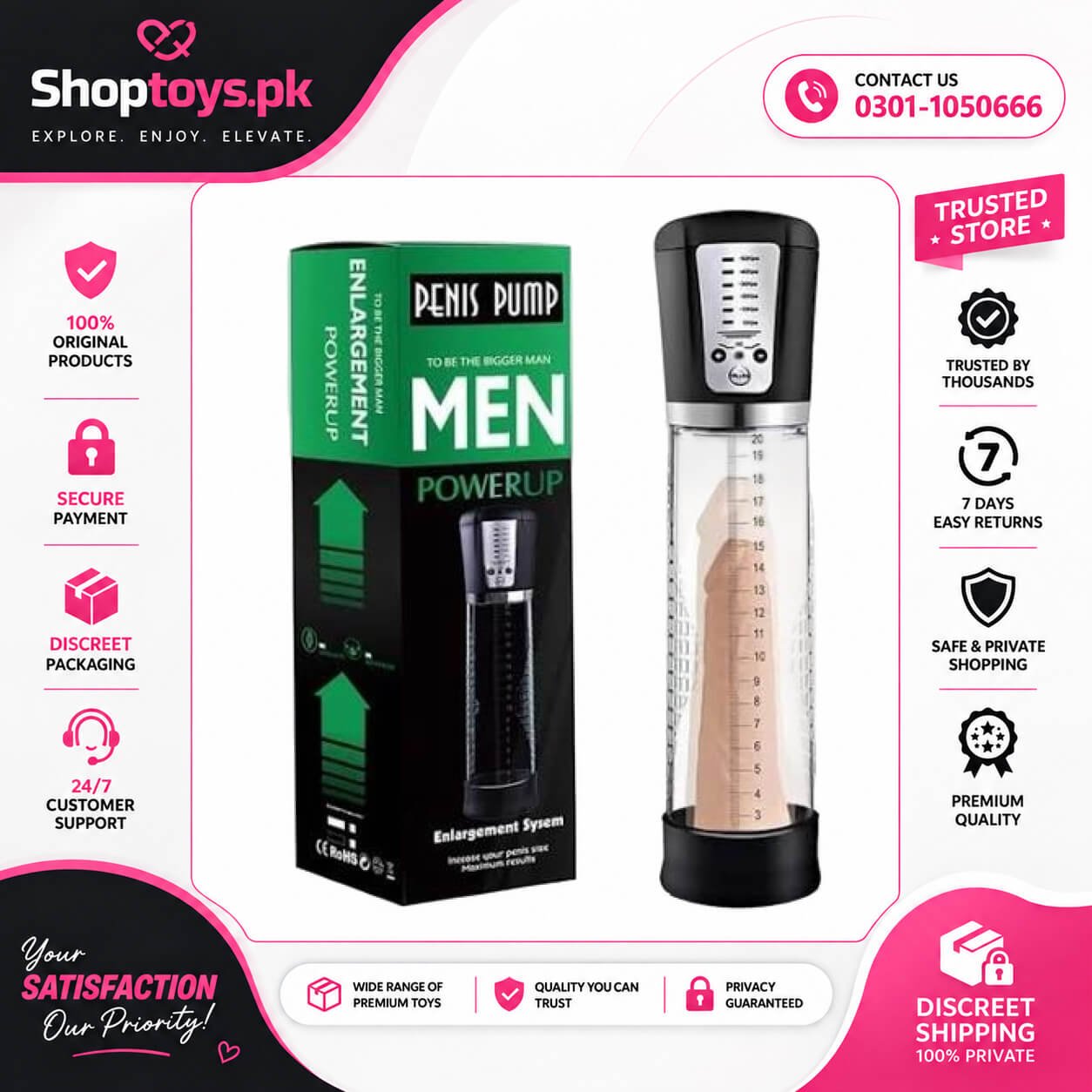 Automatic Electric Penis Enlargement Pump In Pakistan