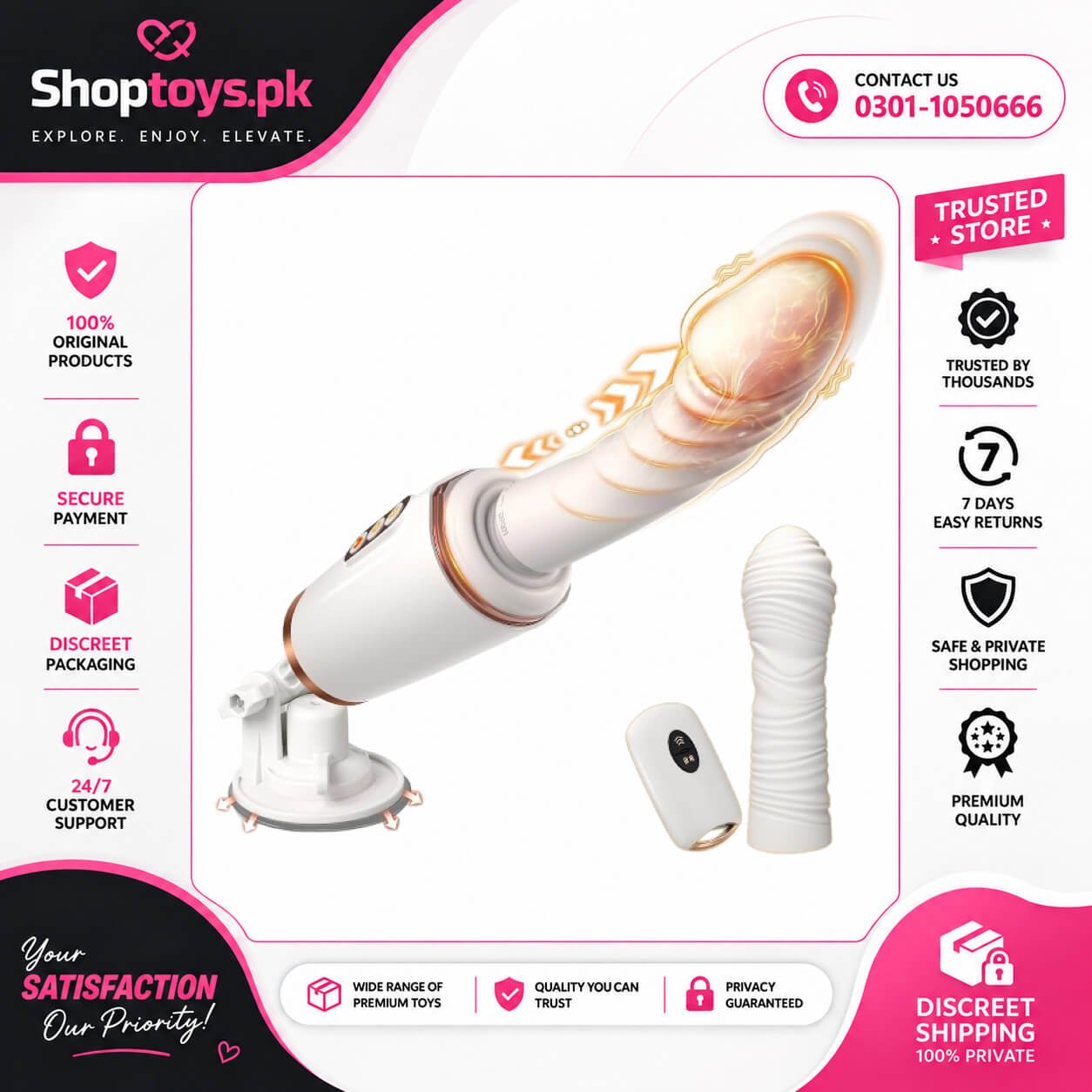 Thrusting Vibrator Adult Sex Toys for Women In Pakistan