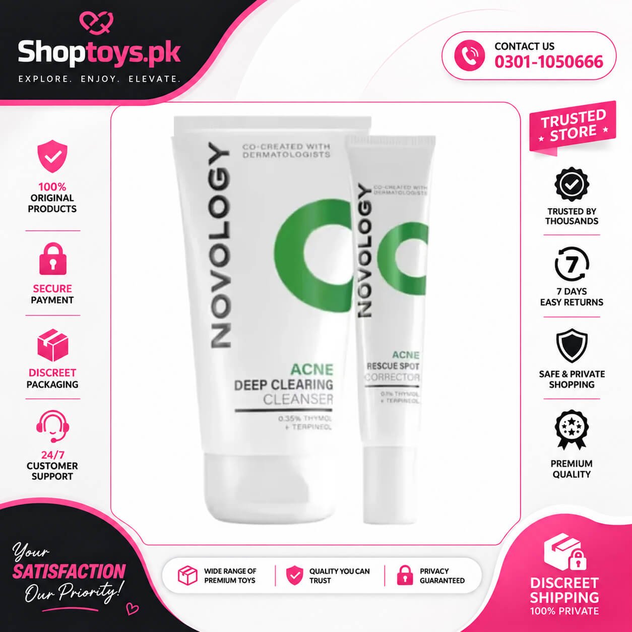 Novology Acne Rescue Spot Corrector Gel In Pakistan