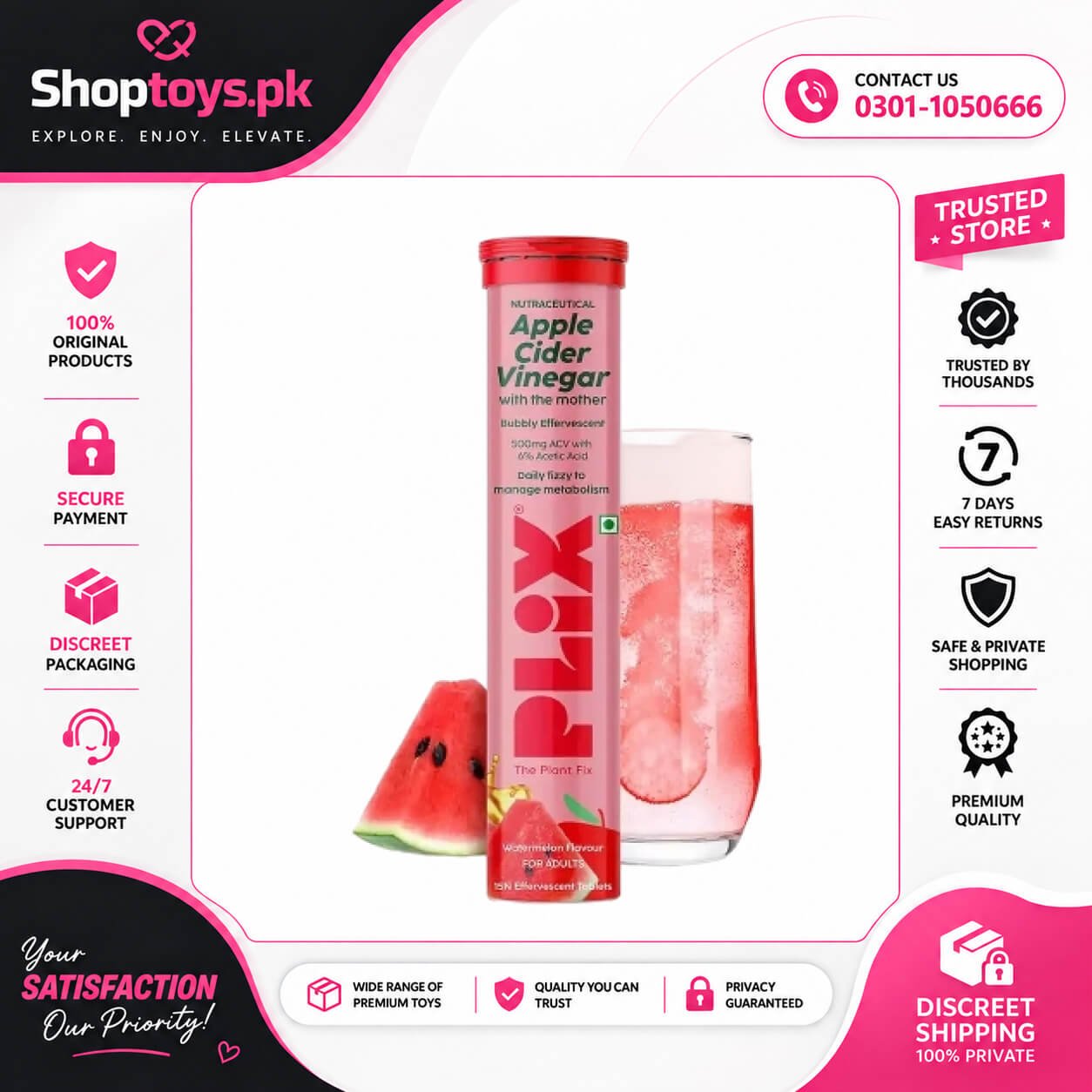 Plix Apple Cider Vinegar Tablets In Pakistan