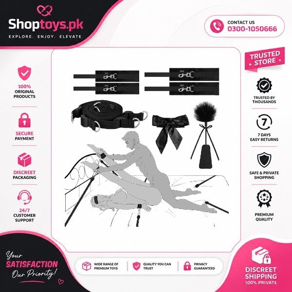 Bed BDSM Sex Bondage Kit Restraints