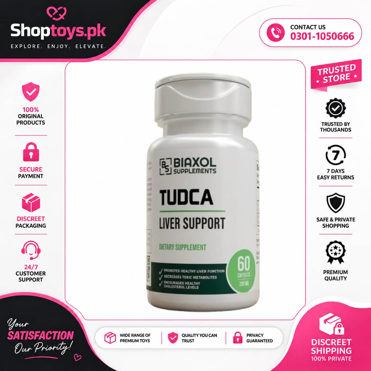 Biaxol Supplements Tudca Capsules In Pakistan