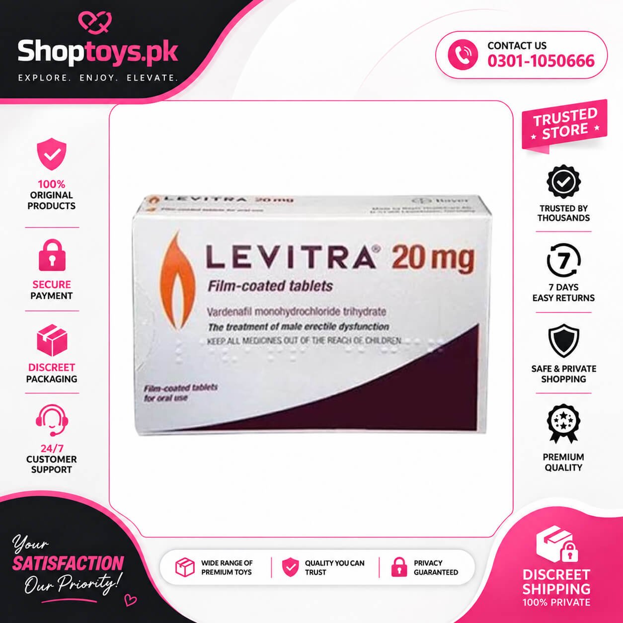 Levitra 20 Mg Tablets In Pakistan