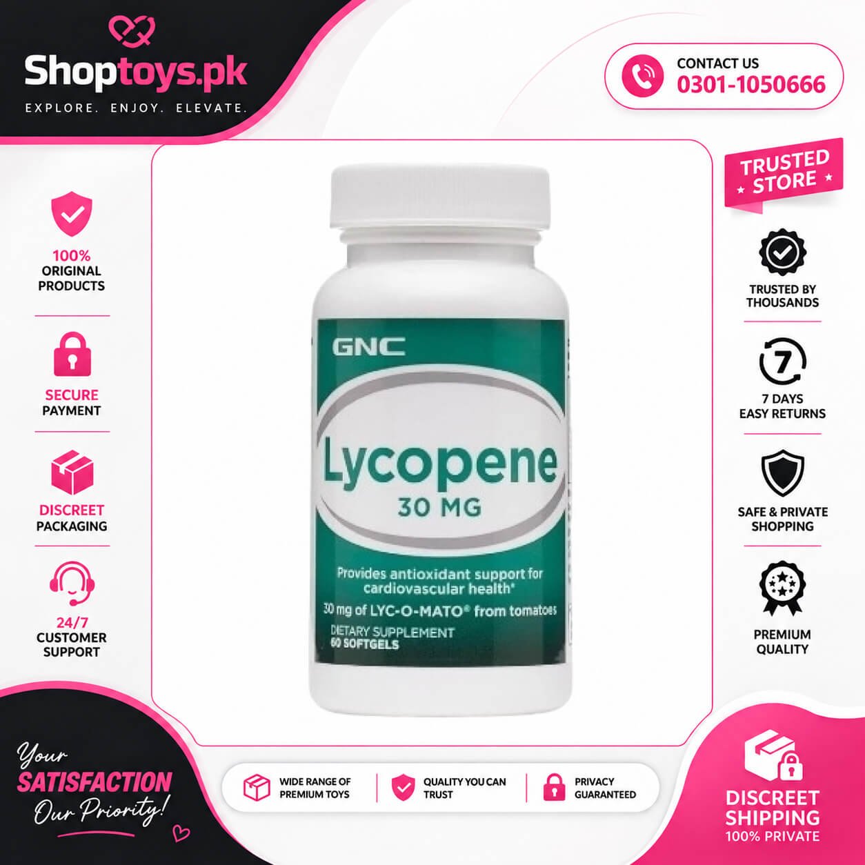 Lycopene MG GNC In Pakistan