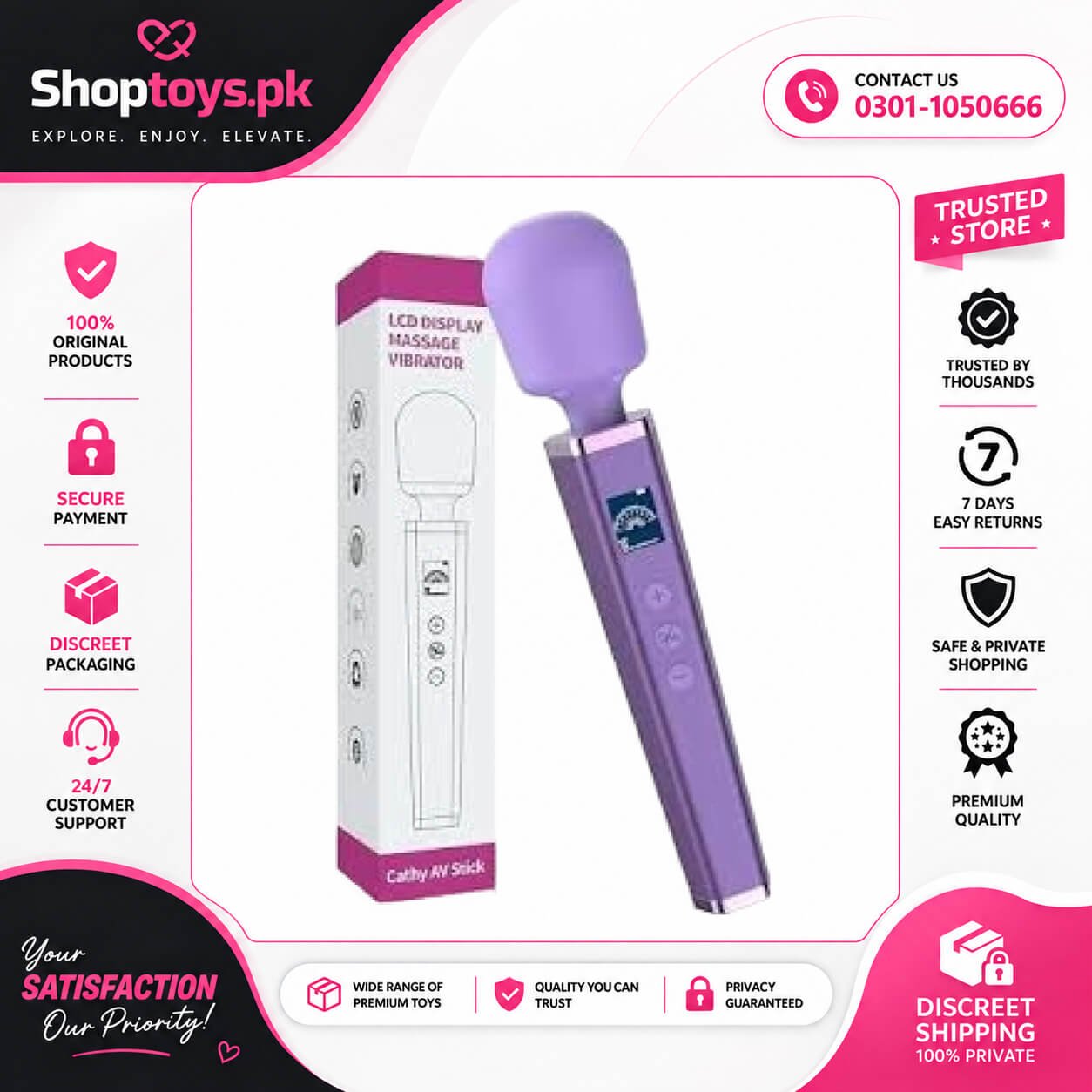 Litlle Lover Vibrator Wand Sex Toys In Pakistan