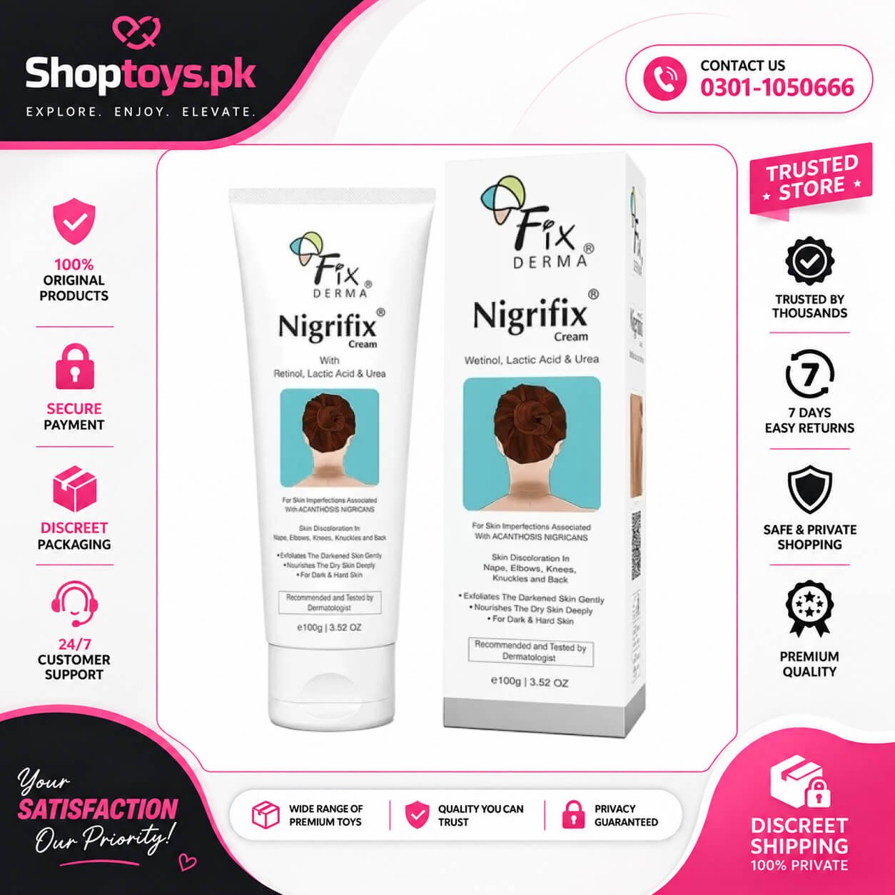 Fixderma Nigrifix Cream In Pakistan