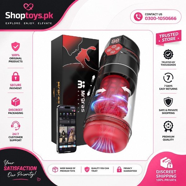 Mrgras Male Masturbator Penis Pump Male Sex Toys for Men