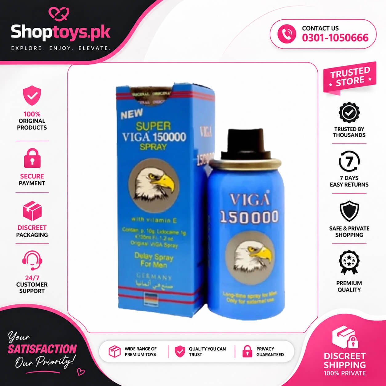 Viga 150000 Delay Spray In Pakistan
