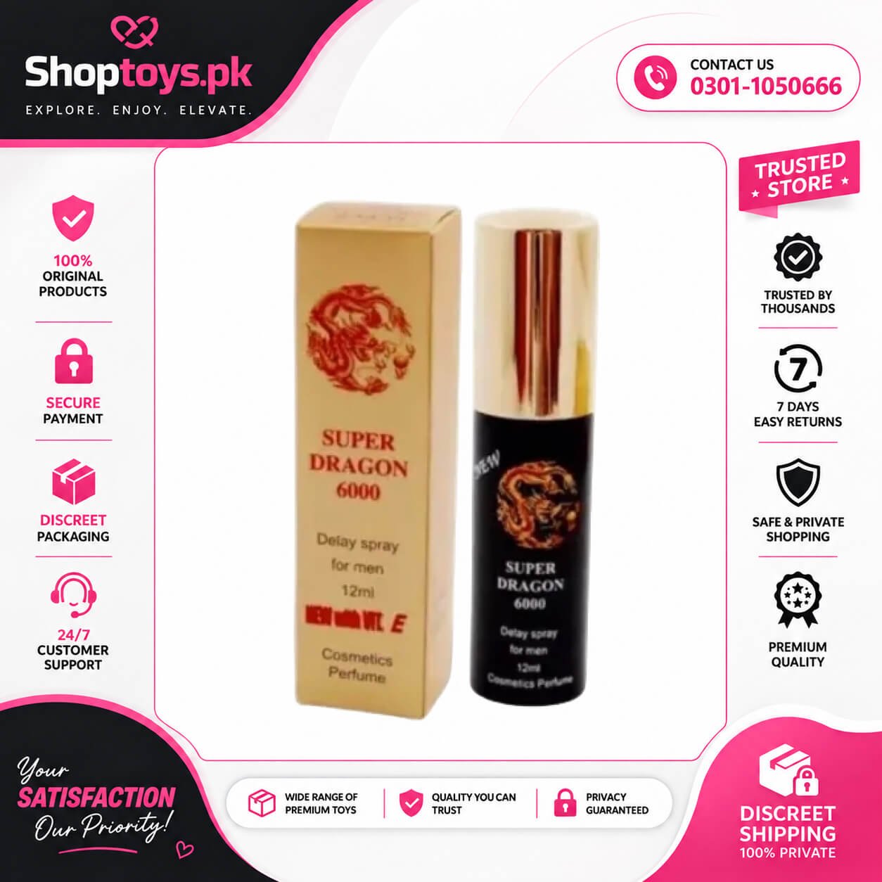 Super Dragon 6000 Delay Spray Price in Pakistan