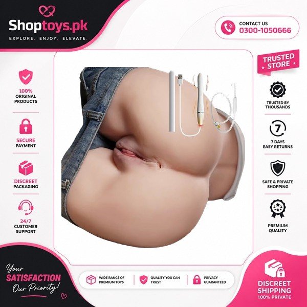 2 Hole Deeper Vagina & Tight Anal Sex Toy for Men