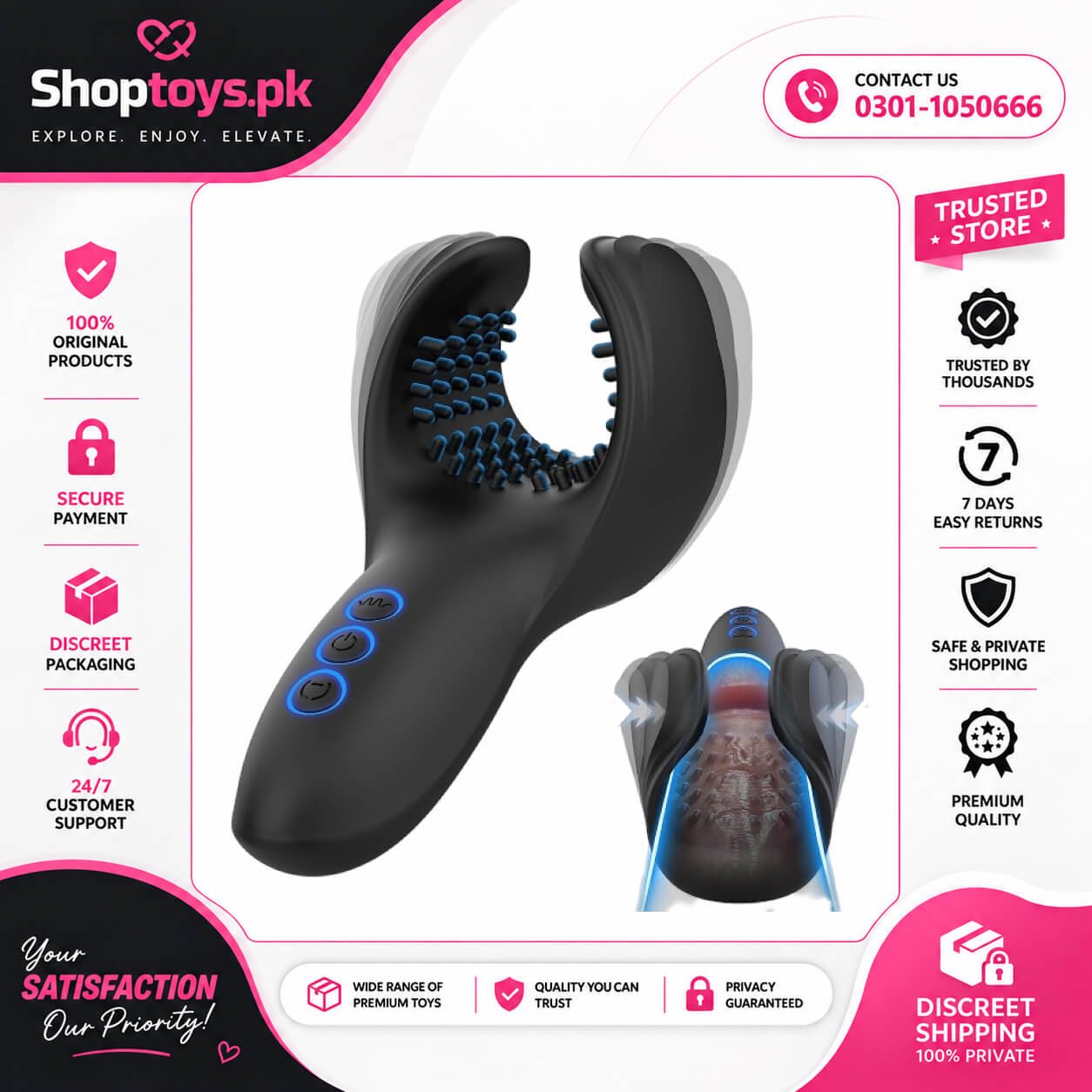 Male Sex Toys for Men Clawer Penis Trainer In Pakistan