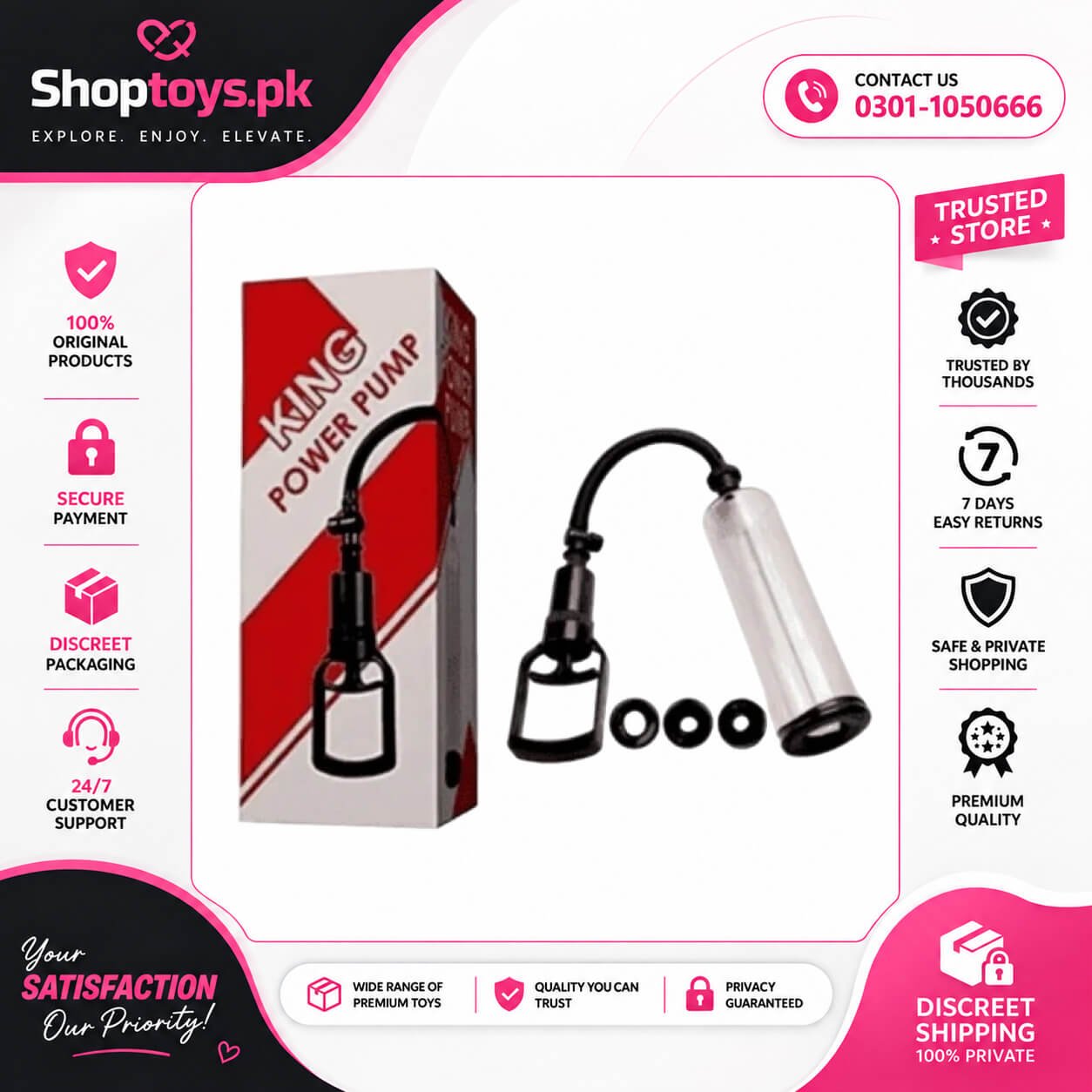 King Power Penis Enlargement Pump Price in Pakistan