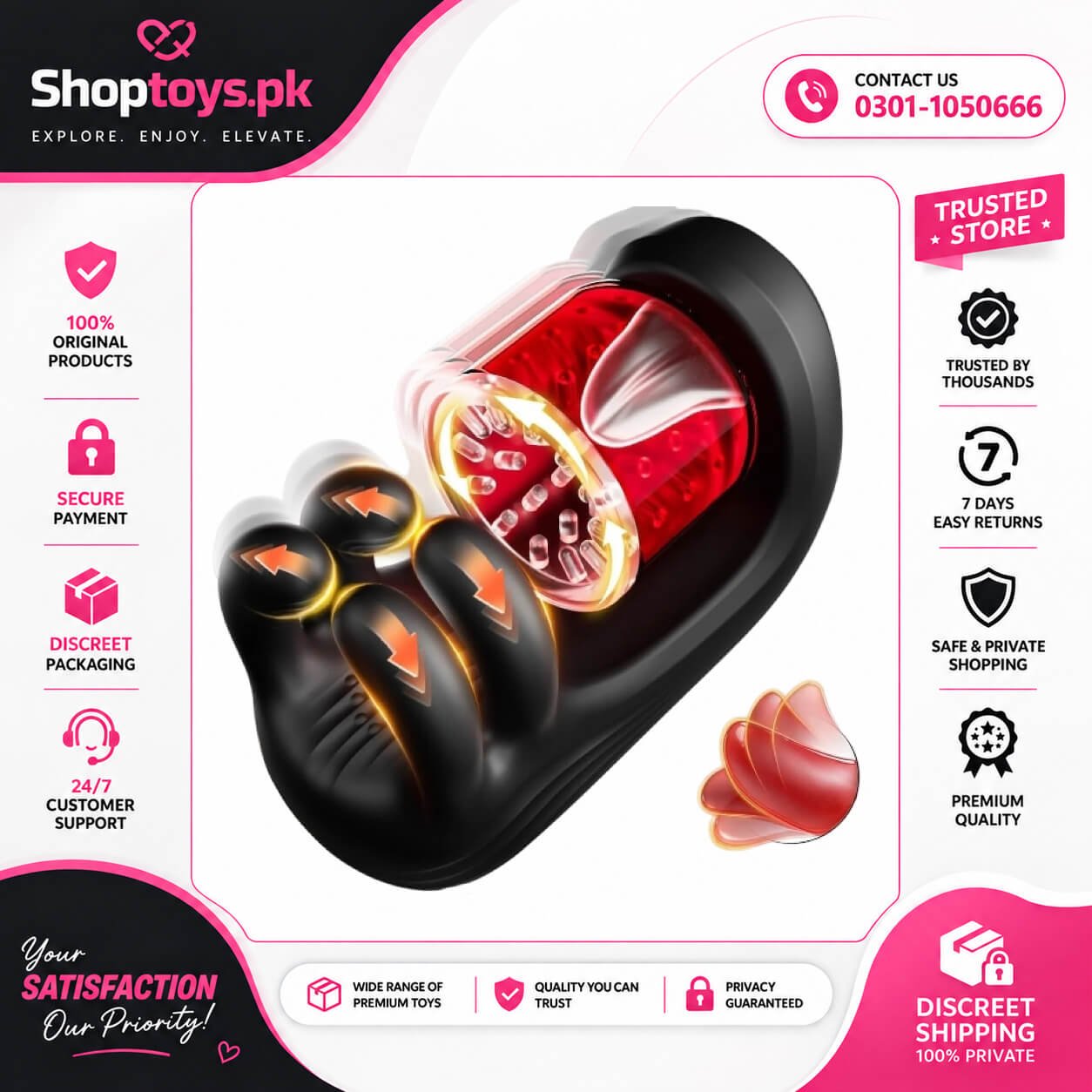 Male Masturbator Sex Toys for Men Penis In Pakistan