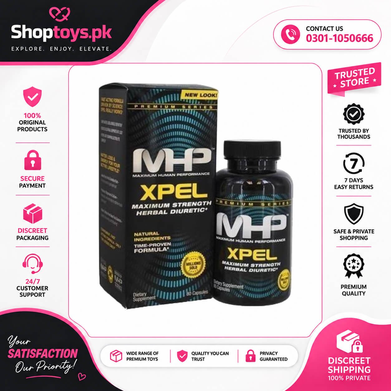 MHP Xpel Maximum strength Herbal Diuretic In Pakistan