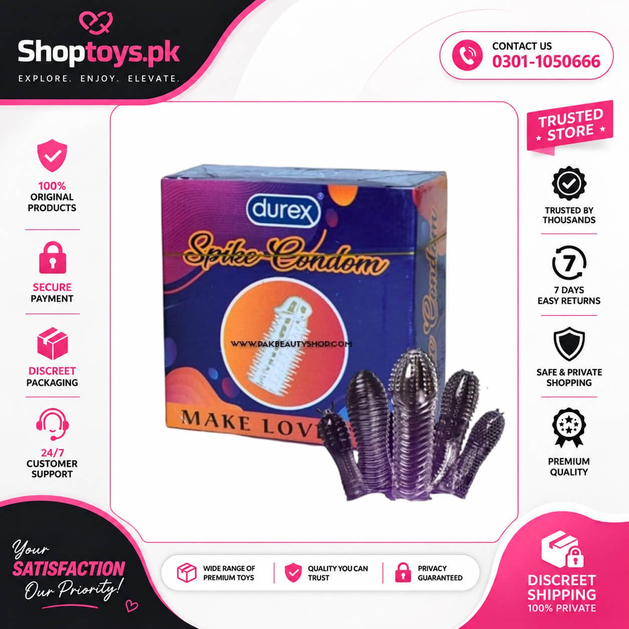 Durex Crystal Sleeve Silicone Condom In Pakistan