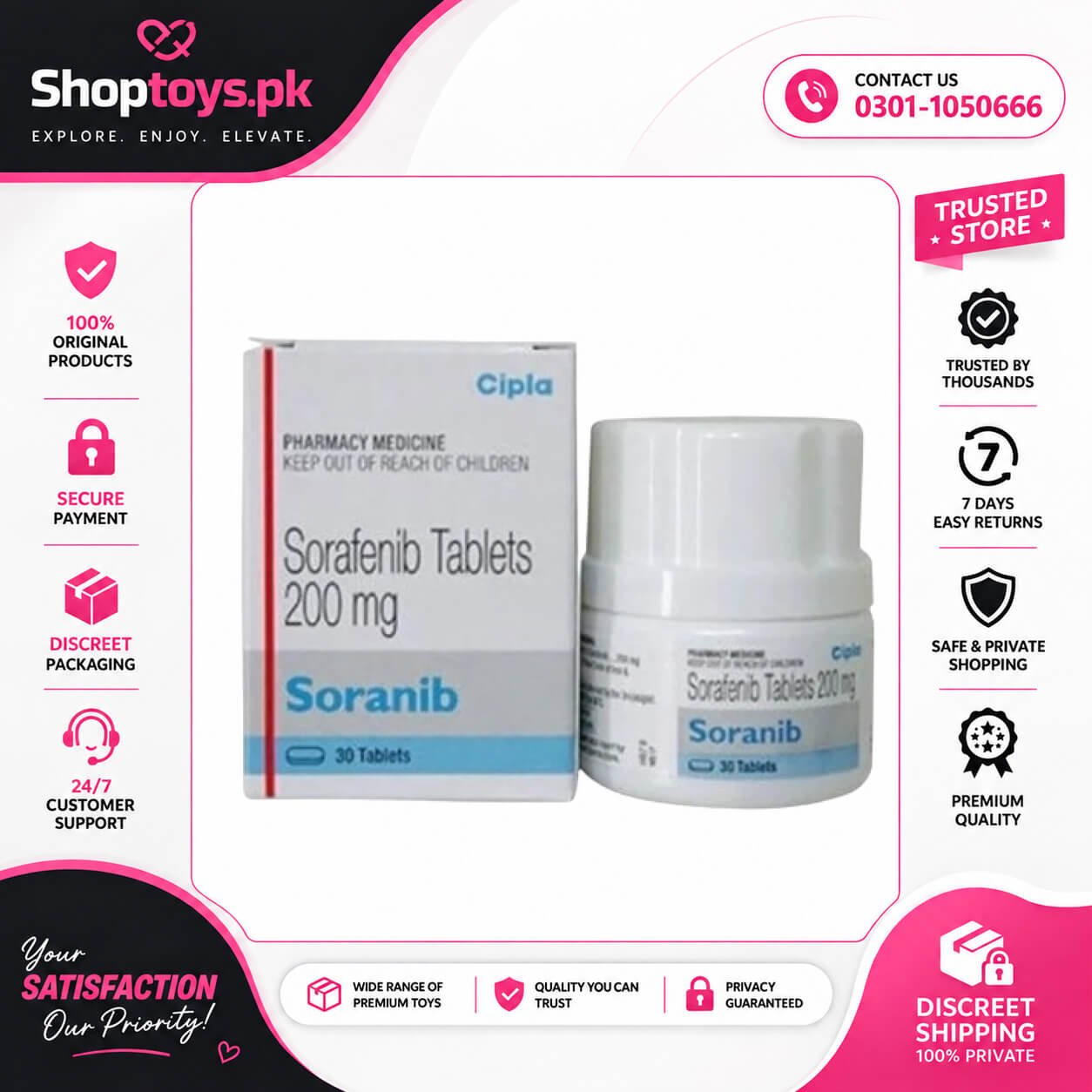 Soranib 200mg Tablet 30 Price In Pakistan
