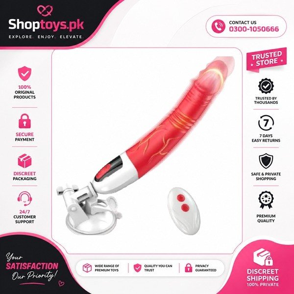 Sex Machine Thrusting Dildo Vibrator Remote