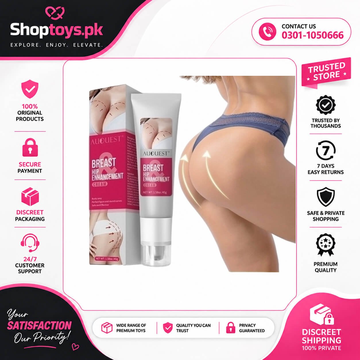 Auquest Breast Hip Enhancement Cream In Pakistan