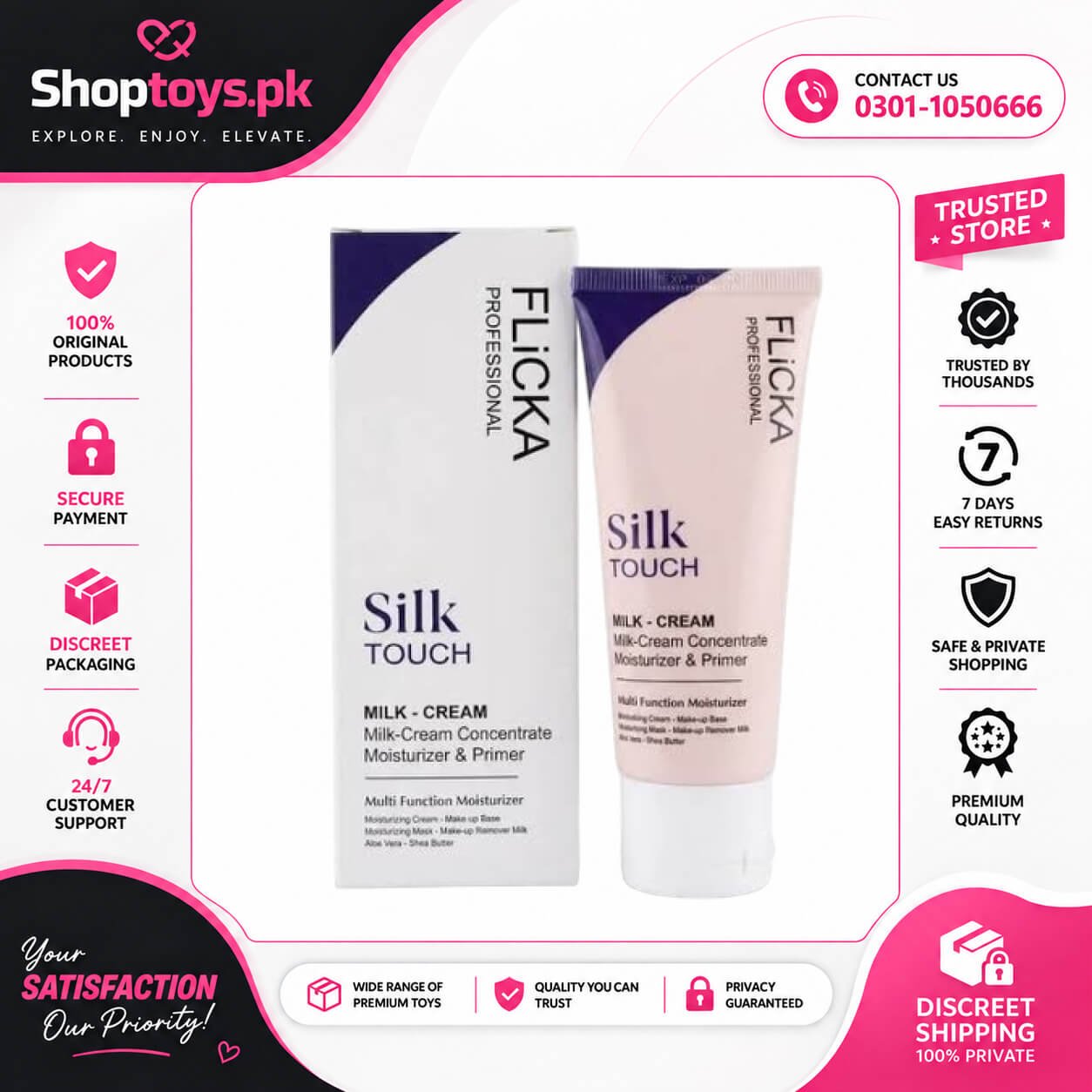 Flicka Silk Touch Primer Moisturizer Price in Pakistan
