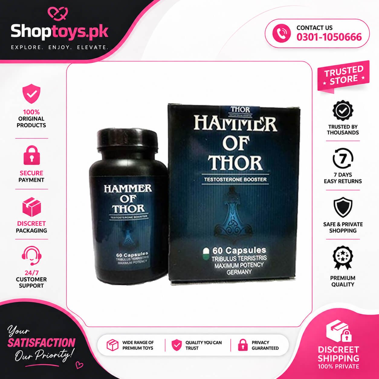 Hammer Of Thor Capsule Price in Pakistan