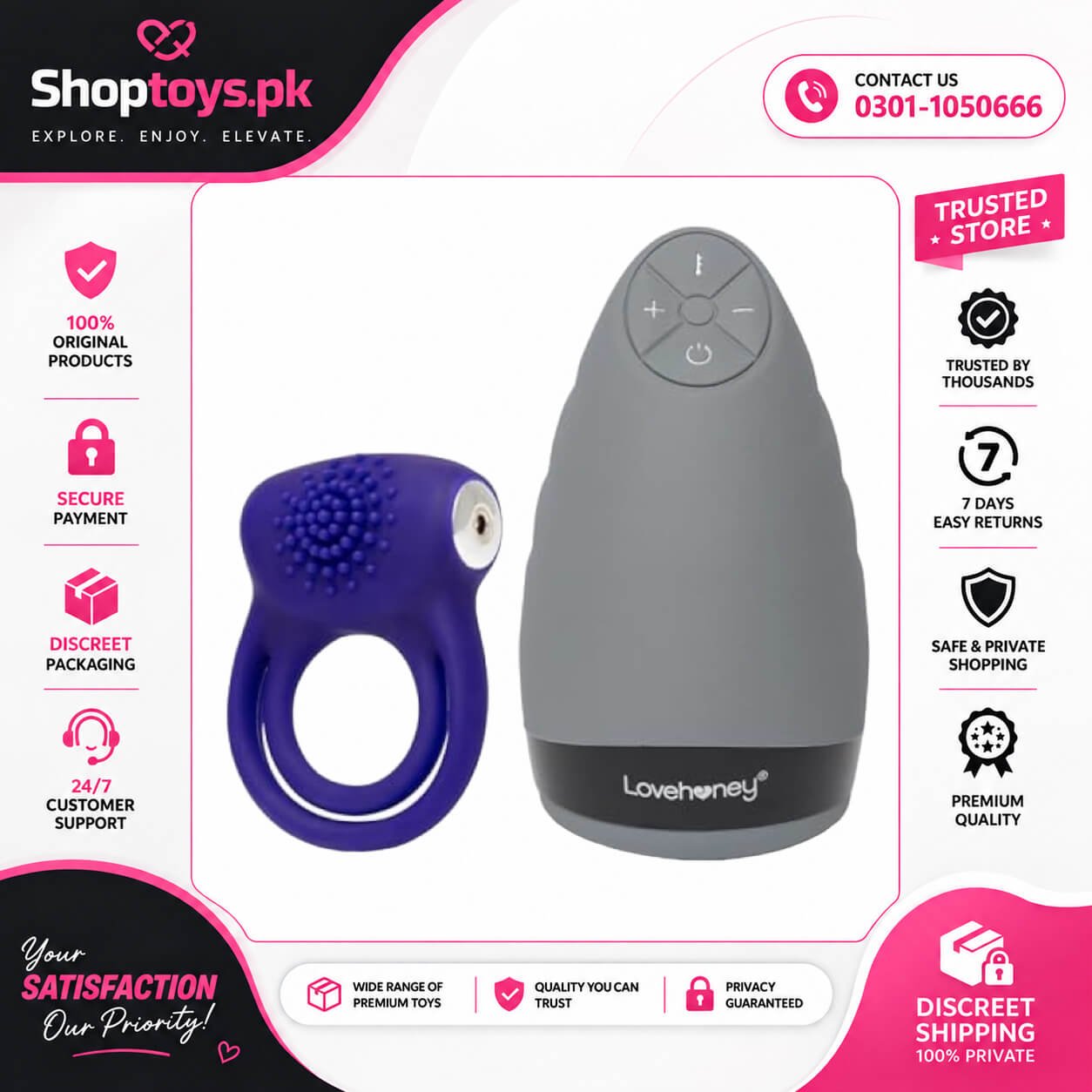 Lovehoney Hot Shot Warming & Vibrating In Pakistan