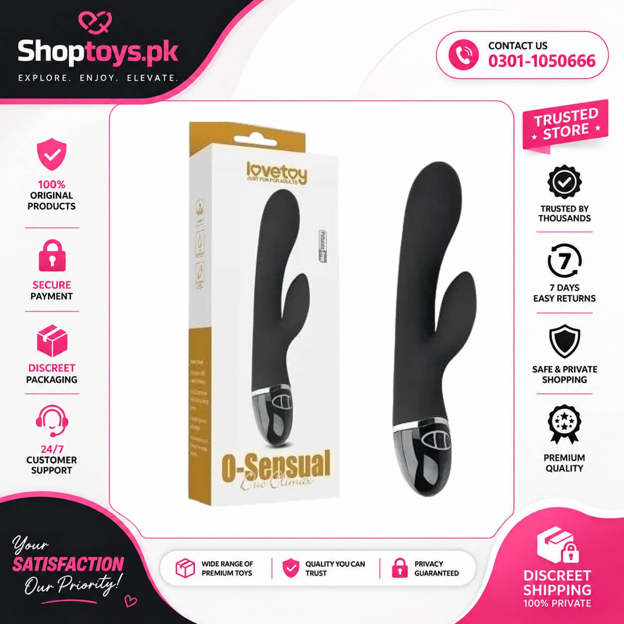 Silicone Clit Duo Climax Finger Vibrator In Pakistan