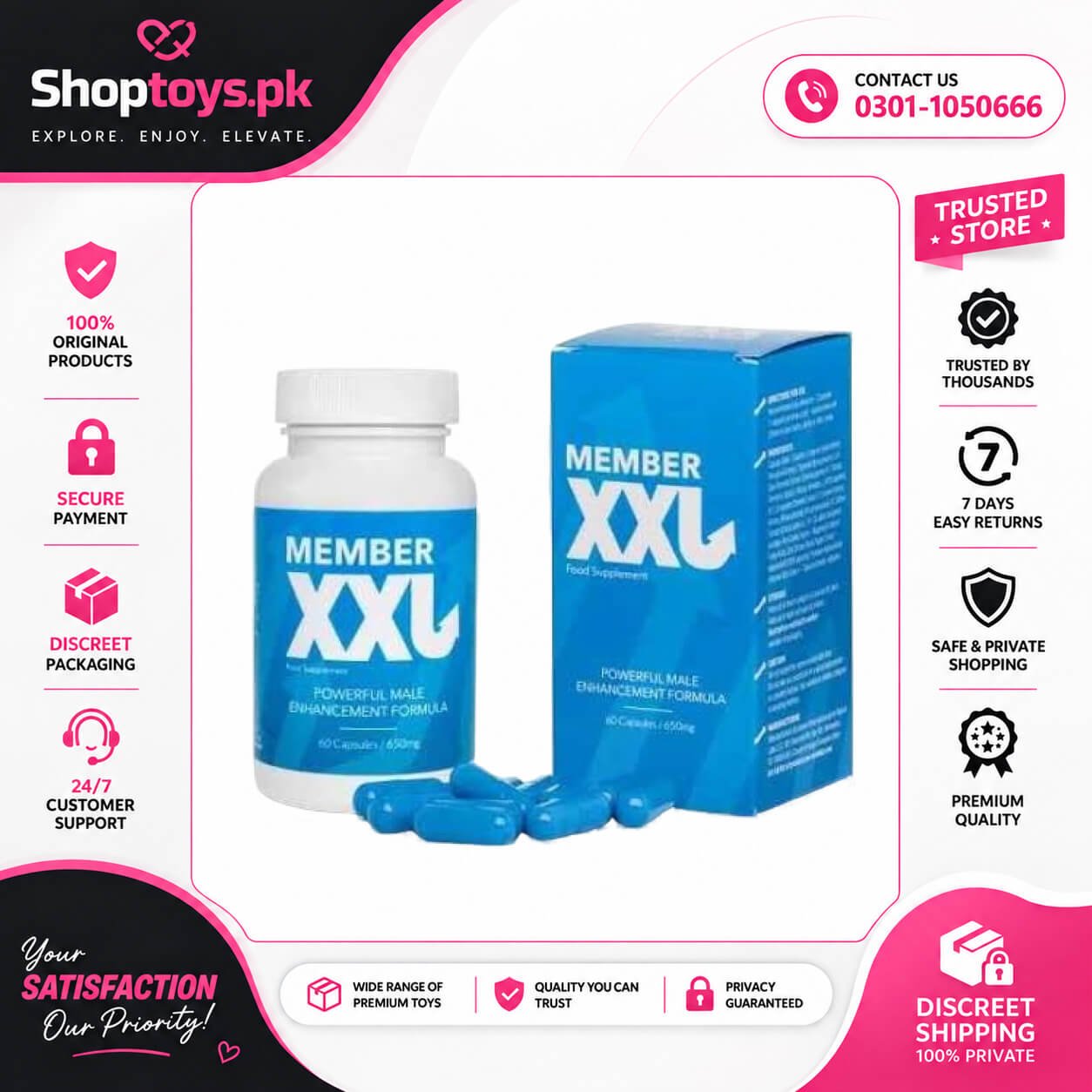 Member XXL Capsule Price in Pakistan