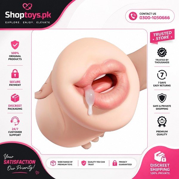 Realistic Beaded Lip Stroker Sex Doll