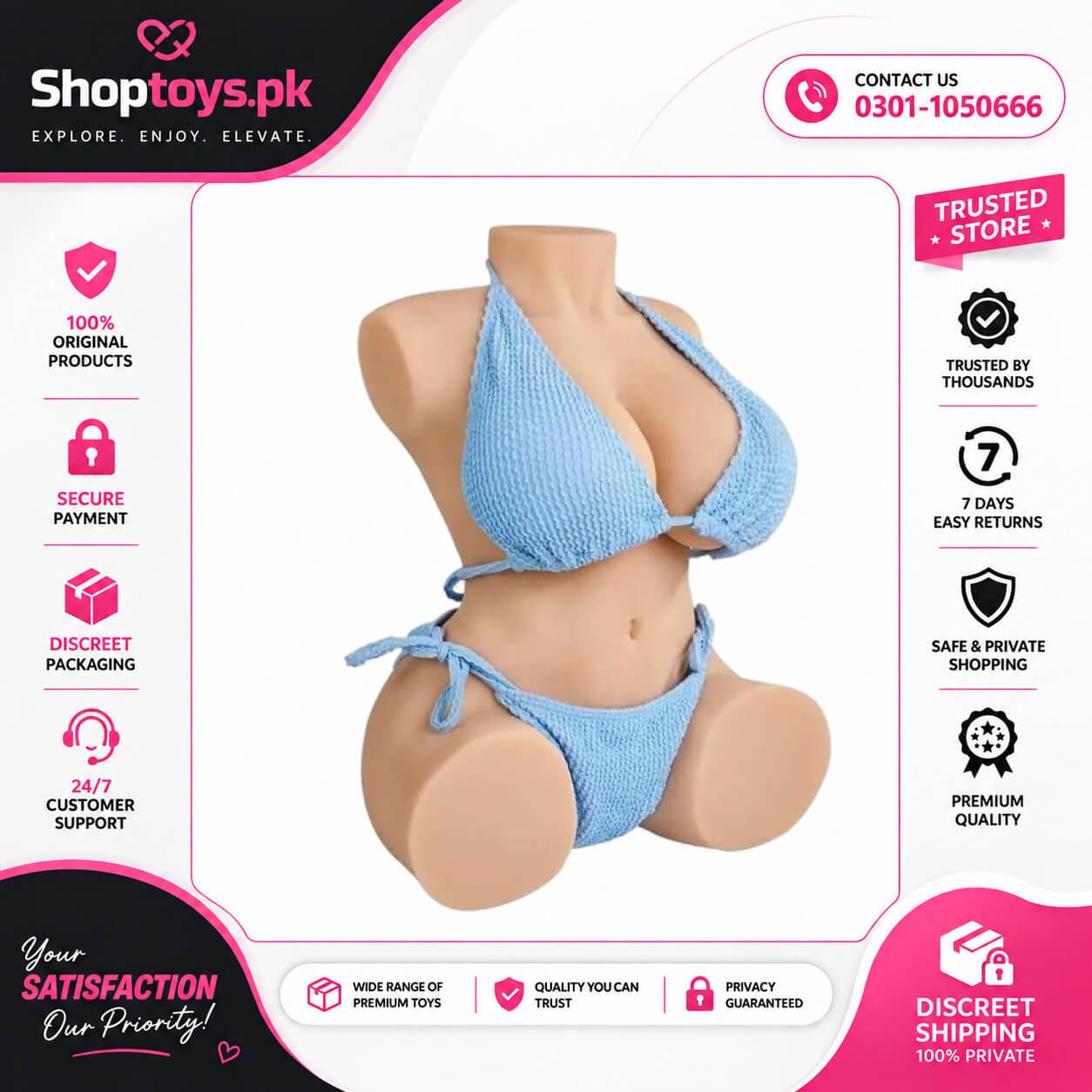 Life Size Sex Doll Torso Love Doll In Pakistan