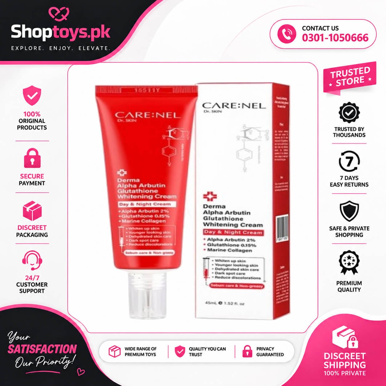 CARE:NEL Whitening Cream In Pakistan