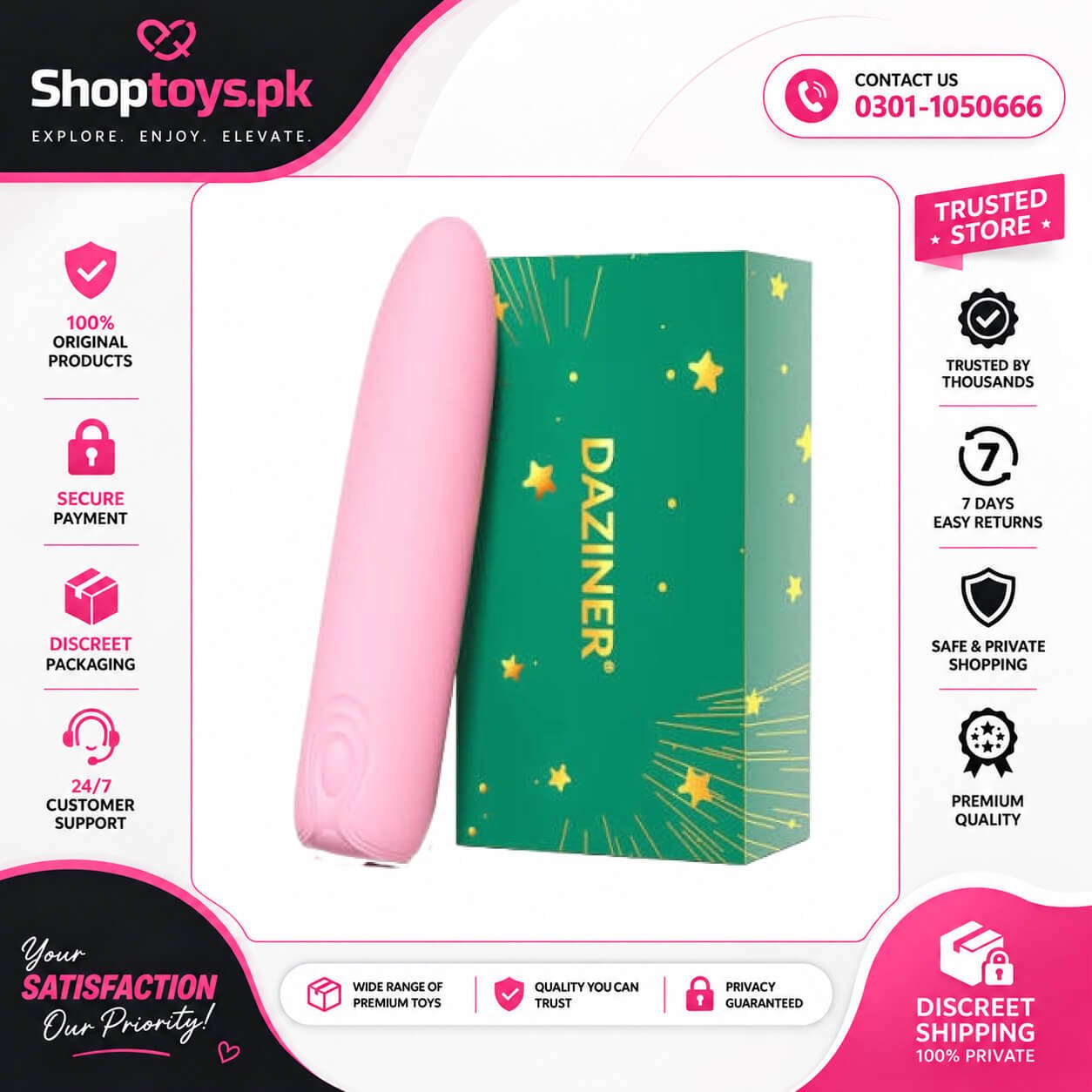 Bullet Vibrator Sex Toys for Women In Pakistan