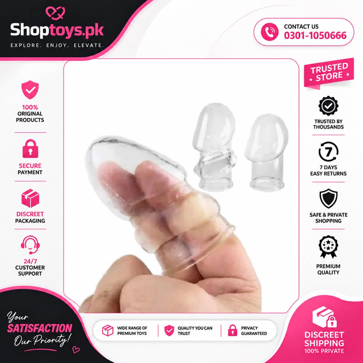 2 Inch Penis Extender Sleeve In Pakistan
