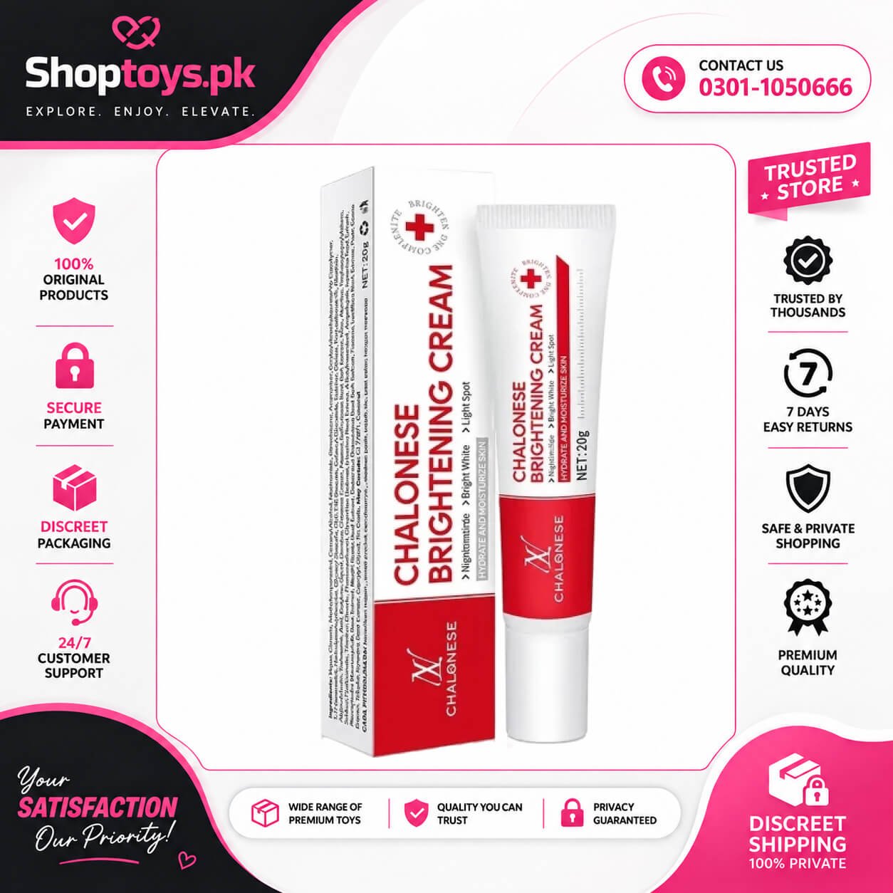 Chalonese Brightening Cream in Pakistan