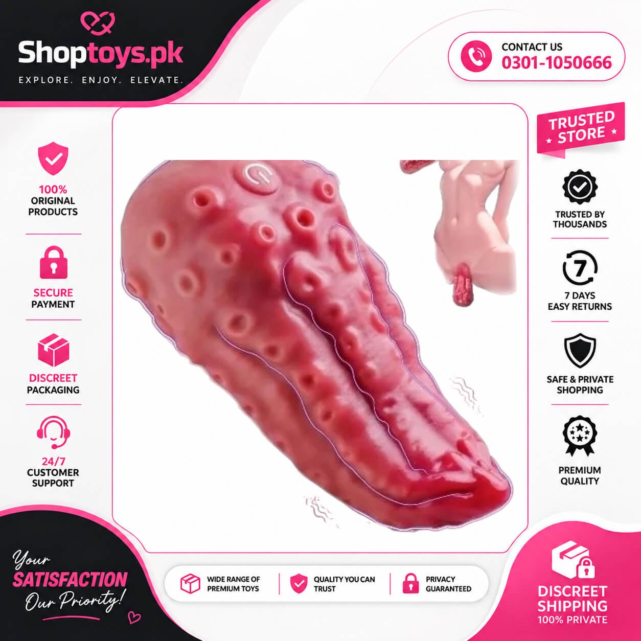 Vibrator Adult Sex Toys for Women Realistic In Pakistan