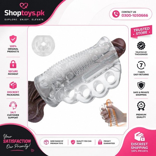 Transparent Pocket Pussy Stroker for Men
