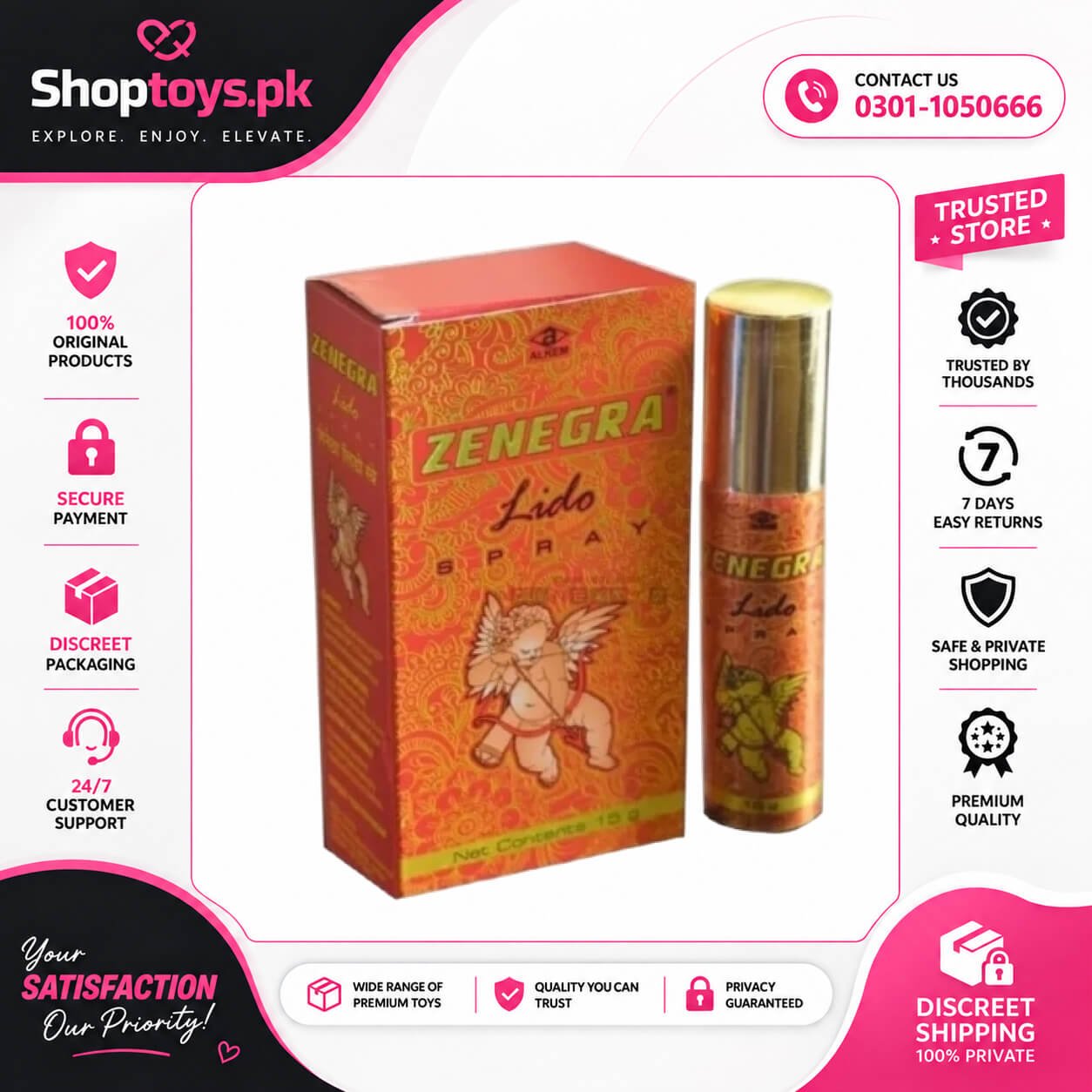 Zenegra Lido Delay Spray Price in Pakistan